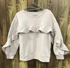 しまむら トレーナー サイズ120 紫　子供服　キッズ