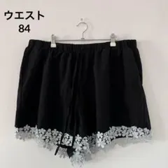 SHEIN【4XL】ショートパンツ フラワーレース ガーリー ビッグサイズ