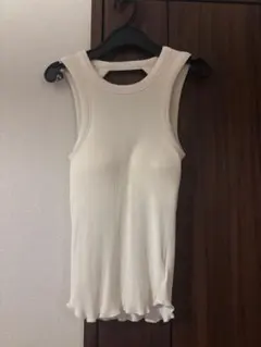 アニュアンス カップインアメスリニットトップス WHT - メルカリ