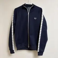 フレッドペリー　FREDPERRY トラックジャケット　ネイビー　S