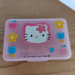平成 레트로 フラワーキティ ハローキティ ピルケース 小物入れ ピンク 1996
