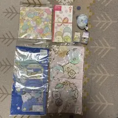 すみっコぐらし　消しゴム　ポチ袋　ぬいぐるみ　ハンカチ　折り紙