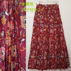 花柄ロングSK♡RODEO CROWNS ロデオクラウンズ 未使用 タグ付き