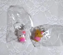 【匿名発送】 ハローキティ めじるしアクセサリー 日焼け お花 2点セット