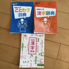 チャレンジ 漢字辞典 ことわざ辞典 3冊セット　4年生　5年生