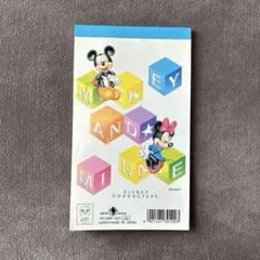 ミッキー・ミニー メモ用紙　切り取りタイプ