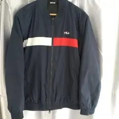 FILA ネイビー ロゴジャケット Xl XLAGE 数回着用