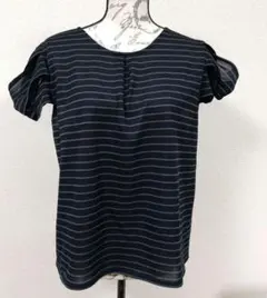 【タグ付き】ボーダー柄　プルオーバー　トップス　LLサイズ