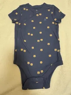 Baby GAP ネイビー クマ柄ロンパース 6-12ヶ月