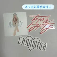 CHANMINA オリジナルステッカー 3種セット