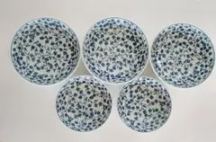 たち吉 染付蔓草 中鉢と小鉢5点セットのサムネイル