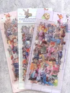 め*し様 ズートピア　フレークシール