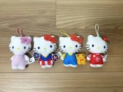 ハローキティ ぬいぐるみ 4体セット+オマケ - メルカリ