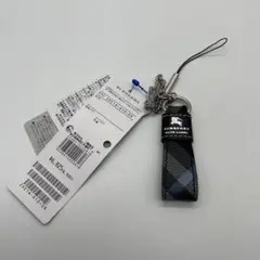 ☆新品 未使用☆バーバリーブルーレーベル☆ストラップ☆キーリング☆キーホルダー