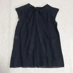 トゥモローランド　ボウタイブラウス　コットンウール　レース　ピンタック　ギャザーのサムネイル