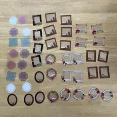 ビンテージ風フラワーフレームセット