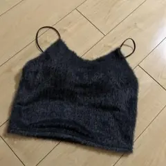 カップ付きキャミ　フェザーキャミ　グレー　ZARA しまむら　フリーズマート