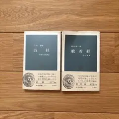詩経　般若経　2冊セット　中公新書