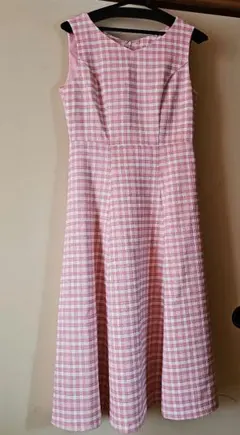 ビックカラー チェック ワンピース Prima Scherrer