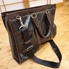 ultima varietas レザー ブリーフケース ビジネスバッグ