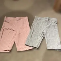 Ｈ&M ピンクとグレーのハーフパンツ 100cm~