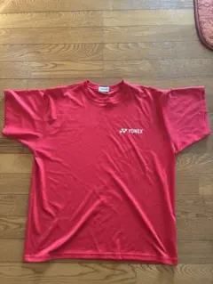 YONEX 赤 Tシャツ