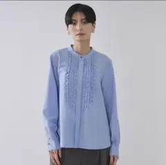 フロントフリルブラウス　OPAQUE.CLIP