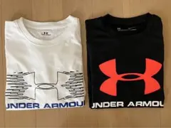 UNDER ARMOUR 半袖シャツ　白黒　２枚セット