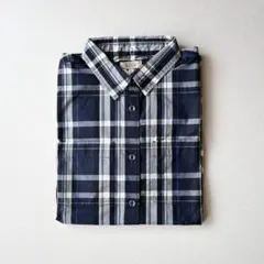 【新品タグ付き】AIGLE 長袖シャツ サイズ40 ネイビーチェック