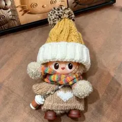 大人気ラブブ4.0に適用LABUBUぬいぐるみ着10cm着せ替え服5点セット