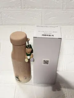 スタバ ジェラピケ リッドカバー ベアチャーム付 ステンレスボトル モカベージュ