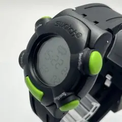 スウォッチ ビート インターネットタイム 黒緑 ユニセックス Y2K 2#のサムネイル