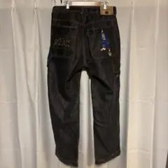 スヌープドッグ 極太 オーバーサイズ ブラックデニム バギーパンツ