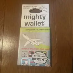 mighty wallet タイベック 二つ折り財布　飛行機