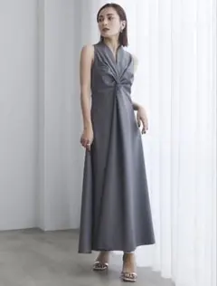 アナイ シフォンコンビスキッパー衿ワンピース 38 - メルカリ