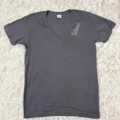 UnitedAthle Vネック Tシャツ ラインストーン装飾 Lサイズのサムネイル