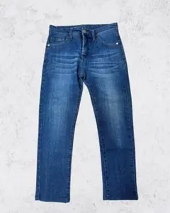 デニムパンツ ストレッチ ブルーのサムネイル