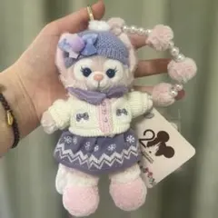 香港ディズニー　　リーナベルぬいぐるみキーチェーン　冬日