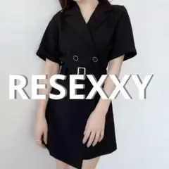 RESEXXY テーラードショートコンビネゾン ブラック リゼクシーのサムネイル
