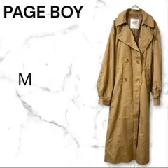 ページボーイ PAGEBOY ロングコート トレンチコート ブラウン アウター