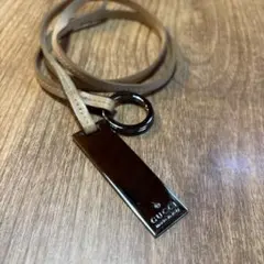 GUCCI　グッチ　レザー ネックレス　キーホルダー