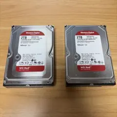 Western Digital 2TB HDD WD20EFAX 2枚セットのサムネイル