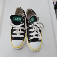 限定品】コンバース ローカットスニーカー ブラック/ラスタカラー