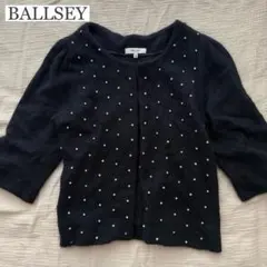 美品✨【Ballsey】ボールジィ アンゴラニットトップス ビジュー 黒
