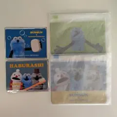 パペットスンスン スライダーポーチ ステッカー ４点セット