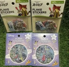 ミッキー＆フレンズ40枚入(8柄×各5枚)ズートピア40枚入(10柄×各4枚)