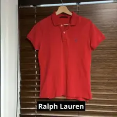 は*ぱ様 Ralph Lauren レッド ポロシャツ Lサイズ