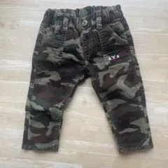 DOUBLE.B 迷彩 コーデュロイパンツ 80