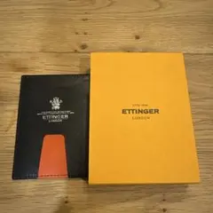 Ettinger カードケース MARMALADE×NAVY カーフレザー - メルカリ