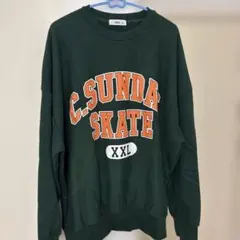 WEGO C.SUNDA SKATE スウェット ダークグリーン XLのサムネイル
